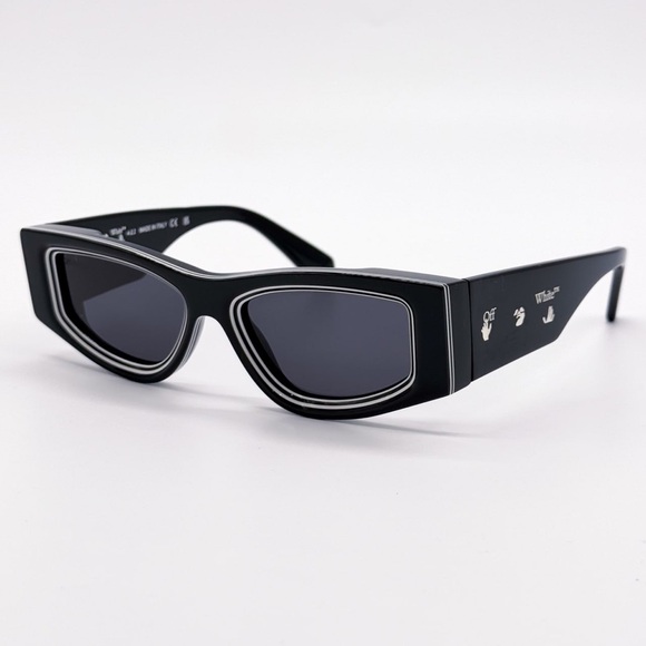 NEW OFF-WHITE ANDY 11007 BLACK SUNGLASSES UNISEX OERI047 1007 OFF-WHITE EYEWEAR main image 9